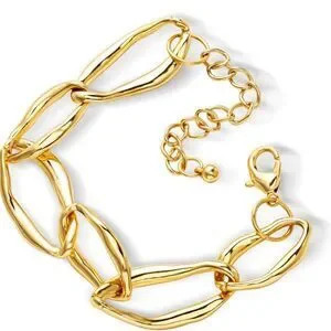 New?18k Gold Plated Elegant Gold Chain Bracelet